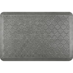 WellnessMats Estates Trellis Anti-Fatigue Floor Mat - Silver Leaf