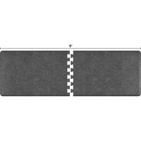 WellnessMats Anti-Fatigue Puzzle Set Kitchen Mat - Granite Steel