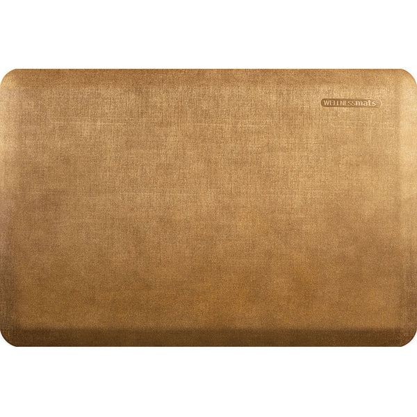 WellnessMats Estates Linen Anti-Fatigue Floor Mat - Aztec Gold