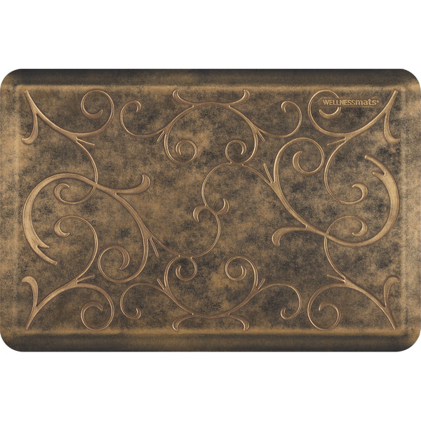 WellnessMats Estates Bella Anti-Fatigue Floor Mat Bronze