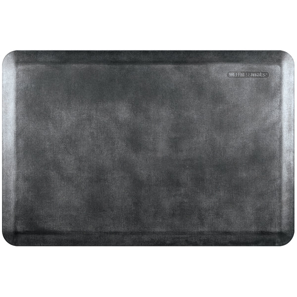 WellnessMats Estates Linen Anti-Fatigue Floor Mat - Onyx