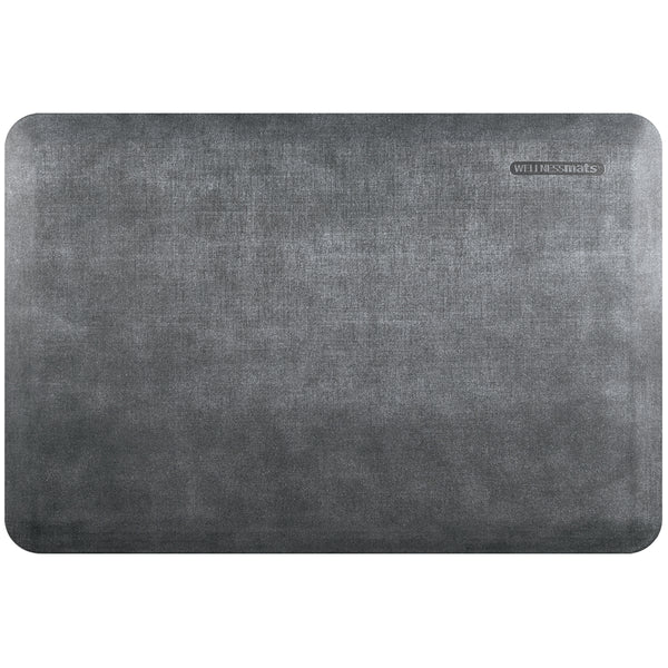 WellnessMats Estates Linen Anti-Fatigue Floor Mat - Slate