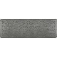 WellnessMats Estates Bella Anti-Fatigue Floor Mat Silver Leaf