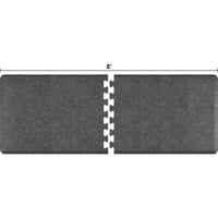 WellnessMats Anti-Fatigue Puzzle Set Kitchen Mat - Granite Steel