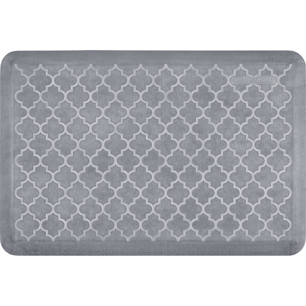 WellnessMats Estates Trellis Anti-Fatigue Floor Mat - Beach Glass