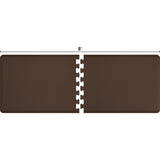 WellnessMats Anti-Fatigue Puzzle Set Kitchen Mat - Brown