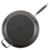 ANOLON 14" Skillet With Helper Handle, Gray