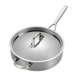 ANOLON 5-QT. 5-QT. Covered Saute' With Helper Handle, Stainless Steel