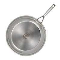 ANOLON 12.75" Covered Skillet, Stainless Steel