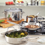 ANOLON 12-Piece Cookware Set, Stainless Steel