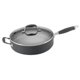 ANOLON 5-QT. 14" Skillet With Helper Handle, Gray