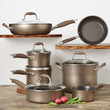 ANOLON 12-Piece Cookware Set, Bronze