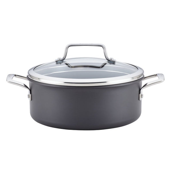 ANOLON 5-QT. Covered Dutch Oven, Gray